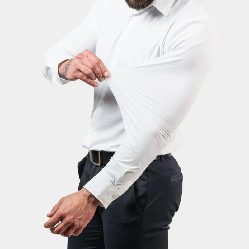 Men's Stretch Long Sleeve Formal Shirt