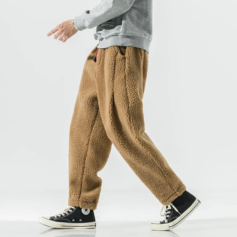 Men's Warm Fleece Straight Fit Joggers