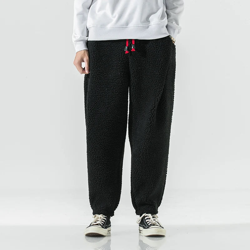 Men's Warm Fleece Straight Fit Joggers