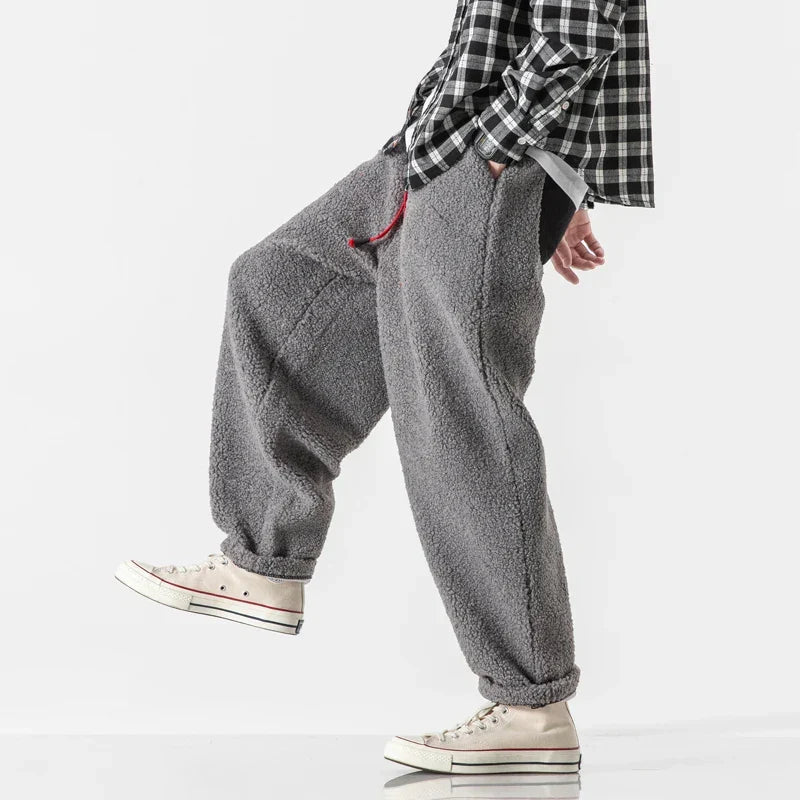 Men's Warm Fleece Straight Fit Joggers