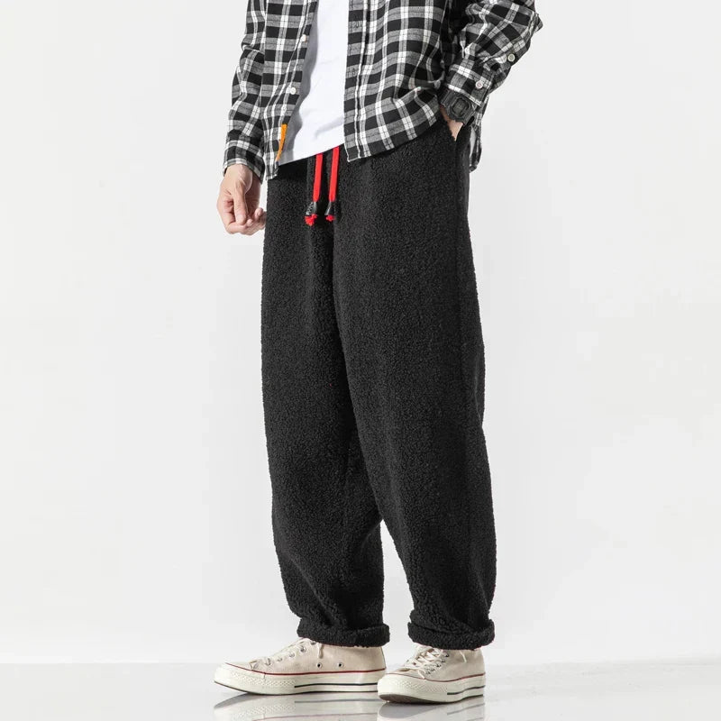 Men's Warm Fleece Straight Fit Joggers