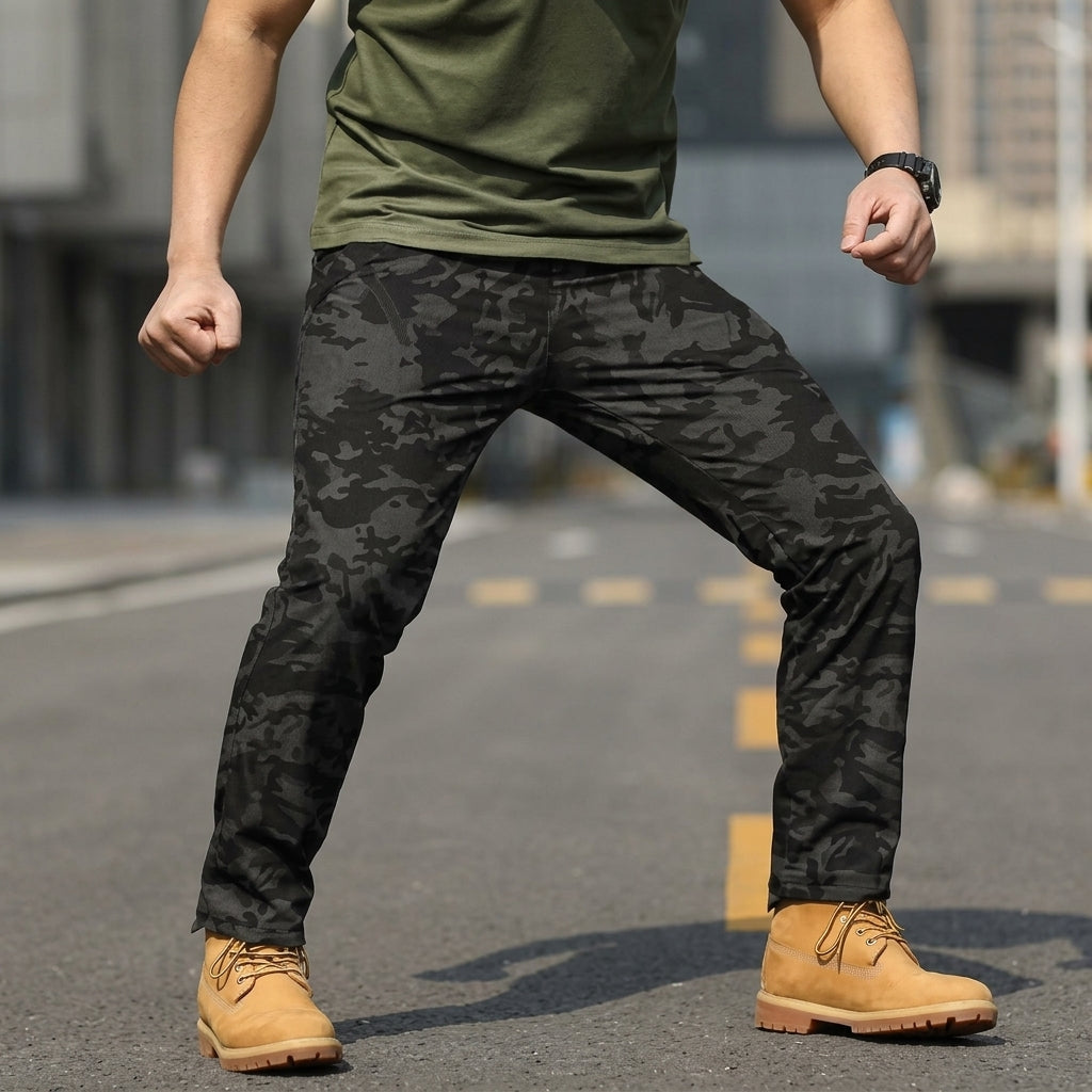 Men's Tactical Cargo Trousers for Hiking and Work