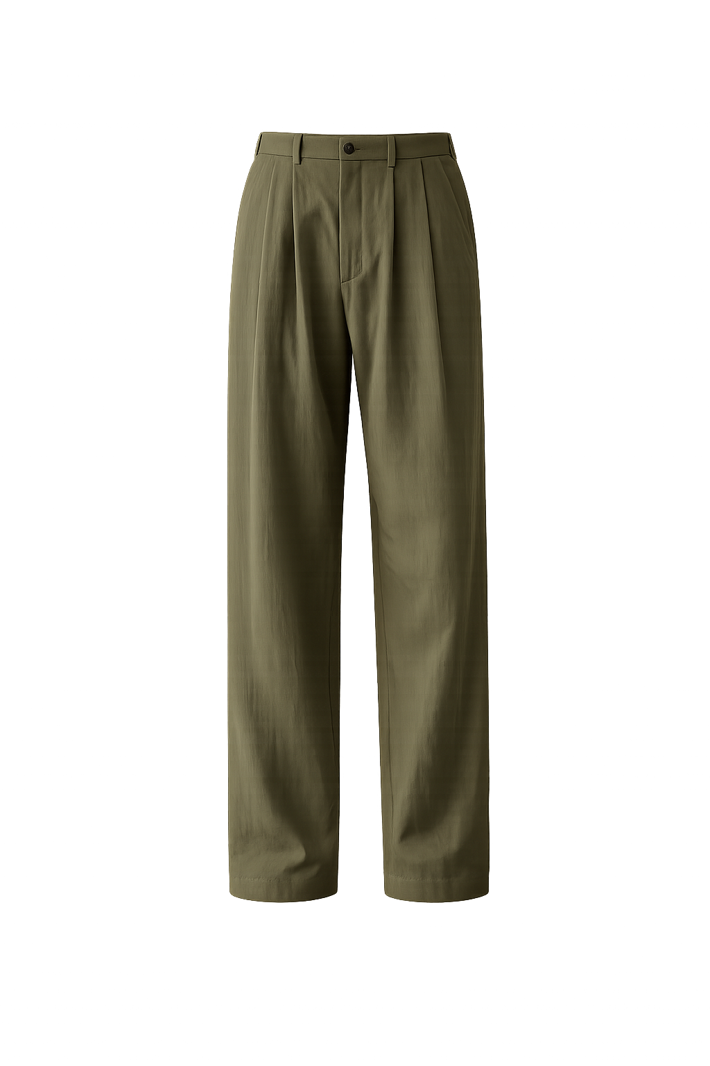 Men's Pleated Wide Leg Tailored Trousers