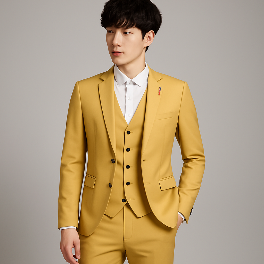 Men's Classic Three-Piece Formal Suit