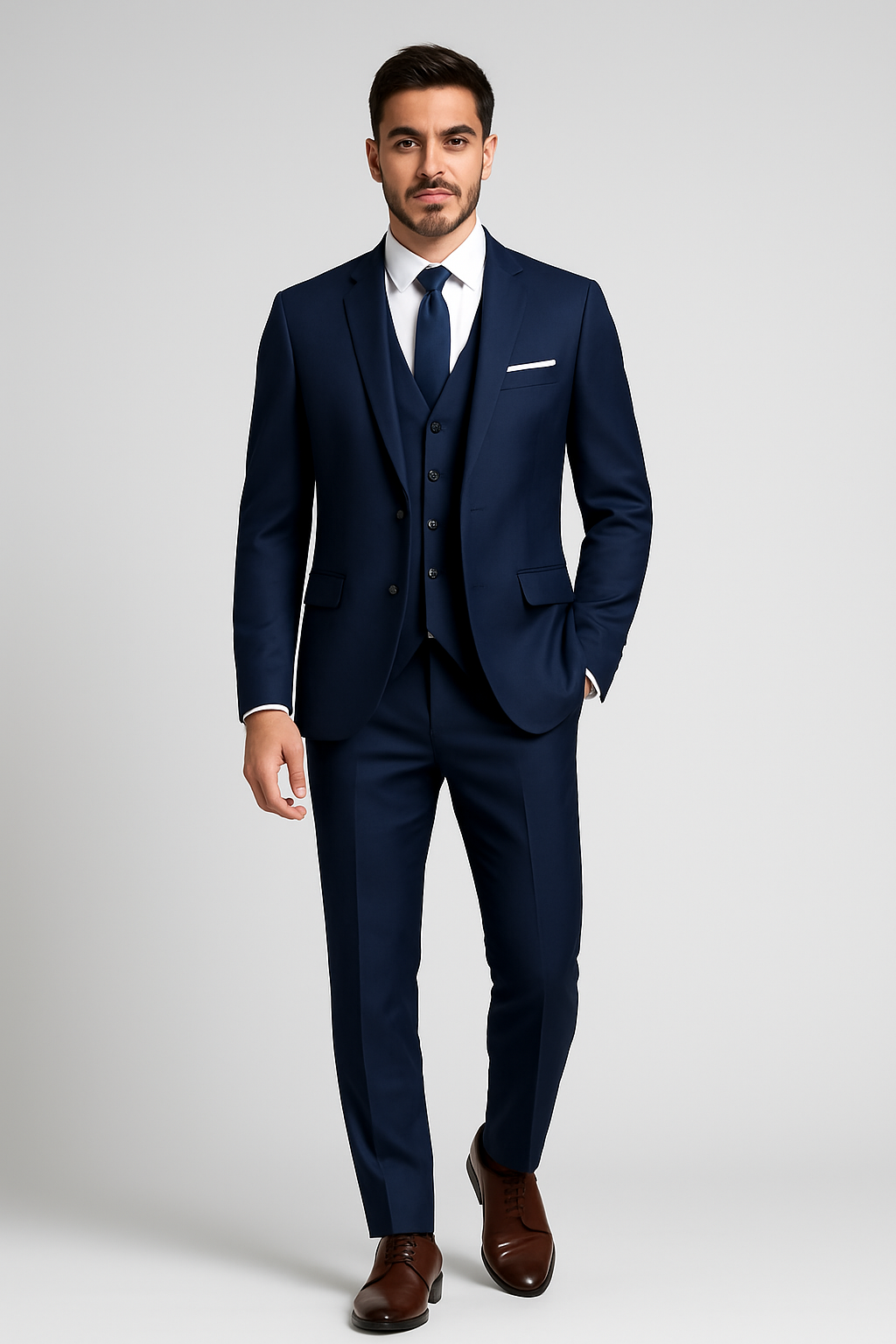 Men's Three-Piece Suit Set for Events & Business