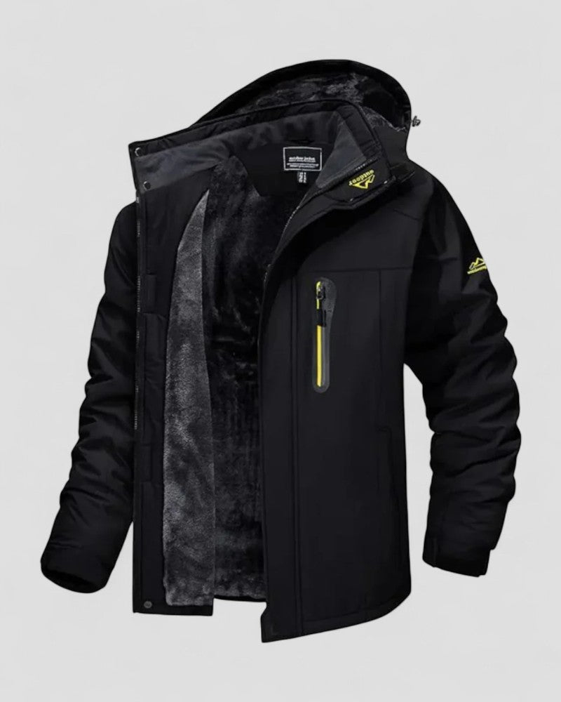 Men's Hooded Fleece Lined Winter Mountain Jacket