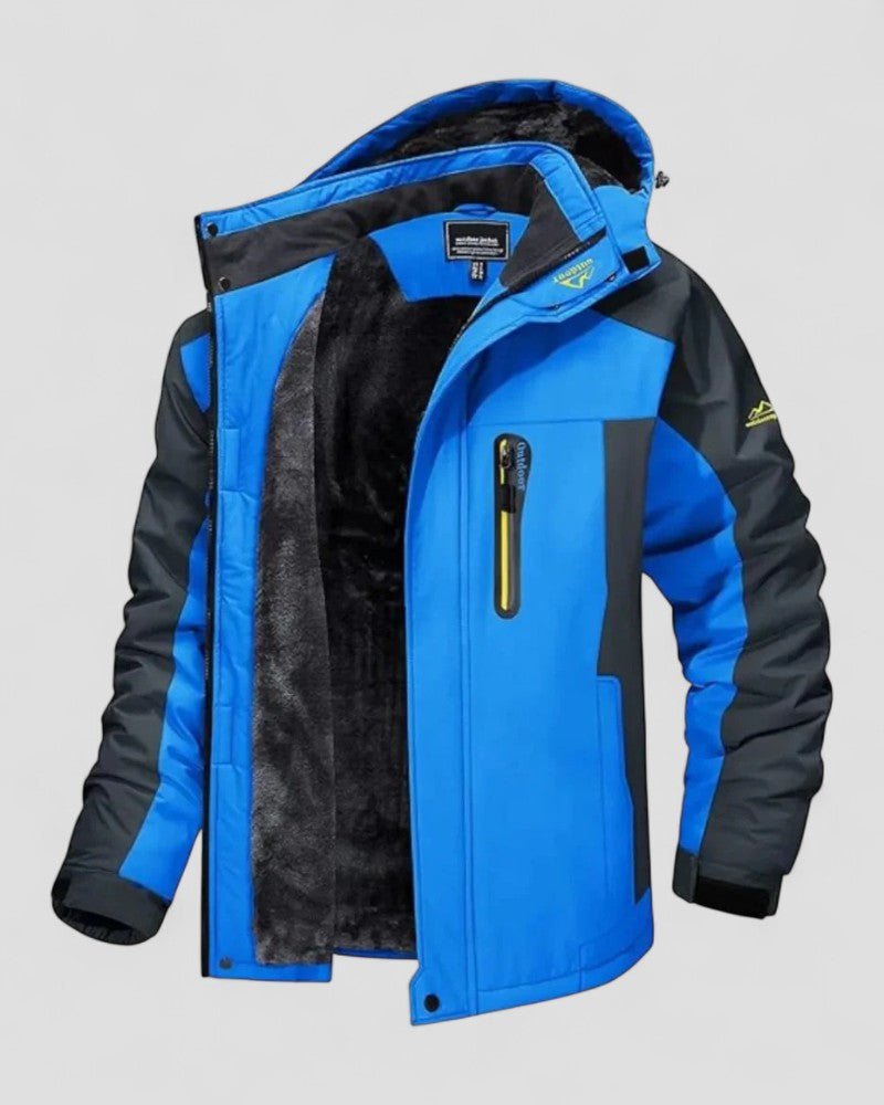 Men's Hooded Fleece Lined Winter Mountain Jacket