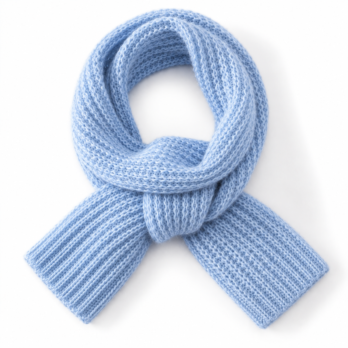Women's Chunky Rib Knit Keyhole Scarf