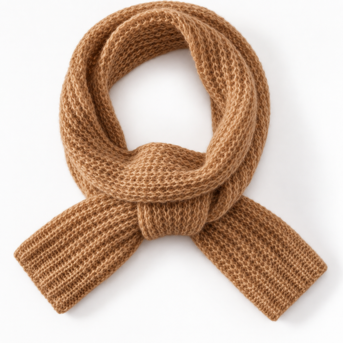 Women's Chunky Rib Knit Keyhole Scarf