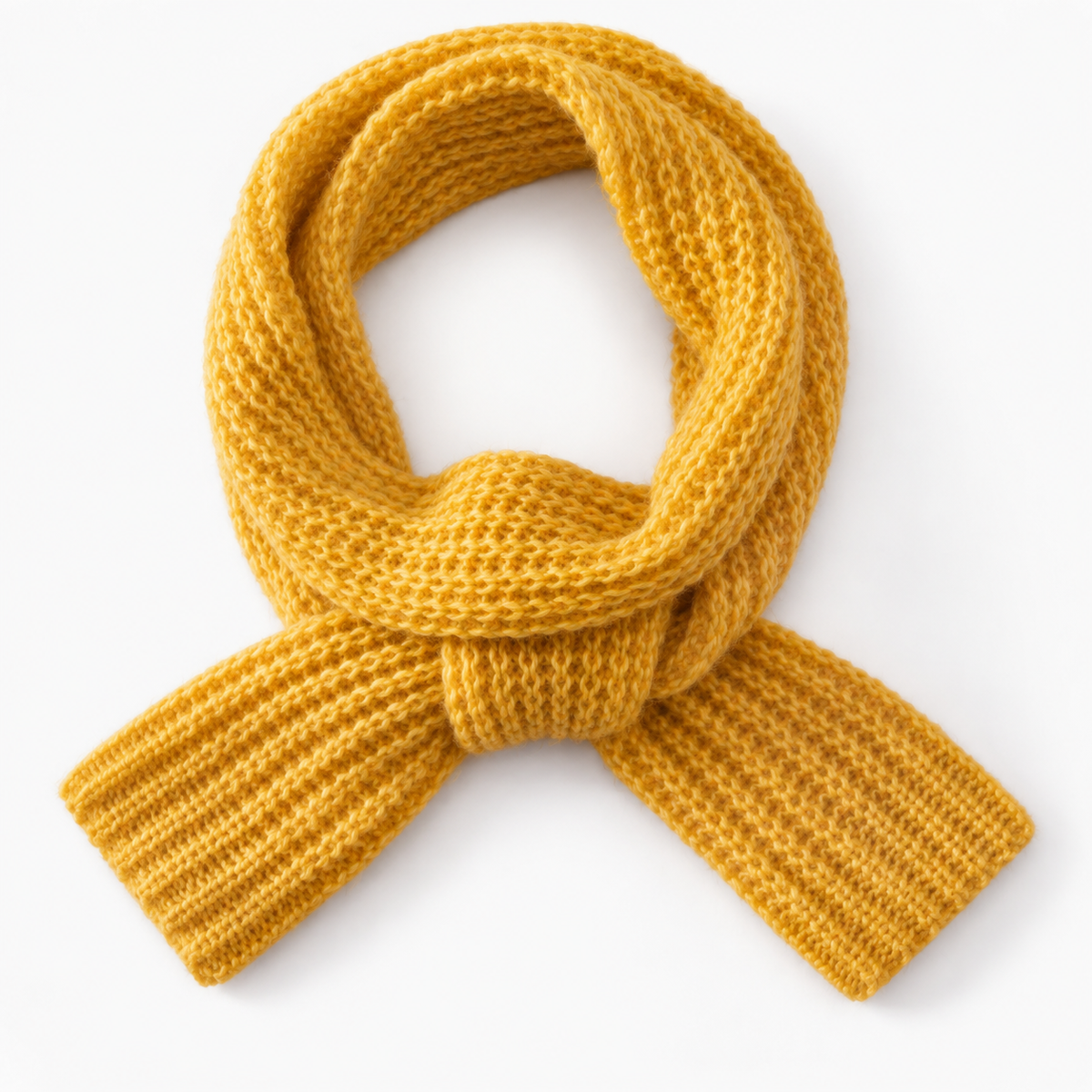 Women's Chunky Rib Knit Keyhole Scarf
