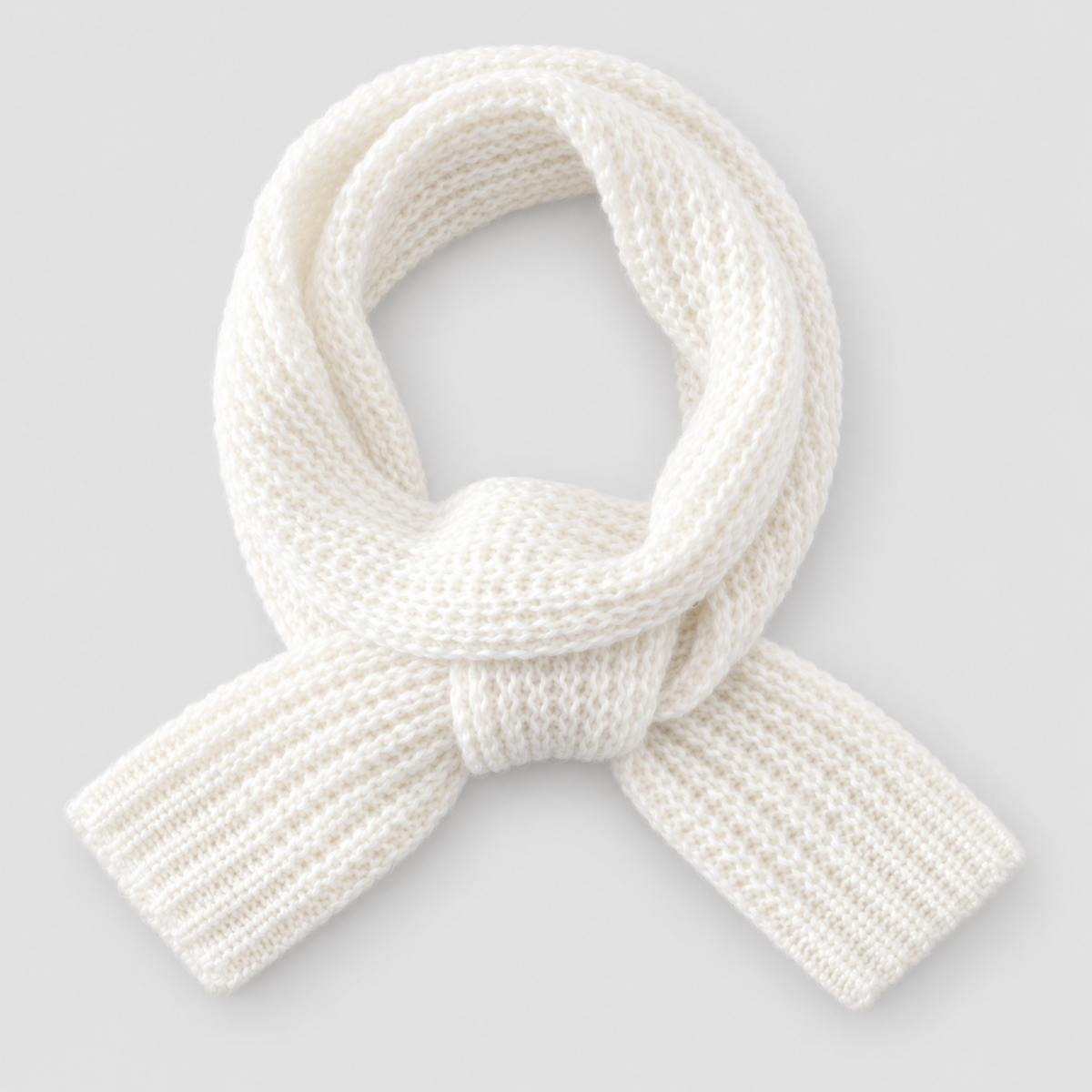 Women's Chunky Rib Knit Keyhole Scarf