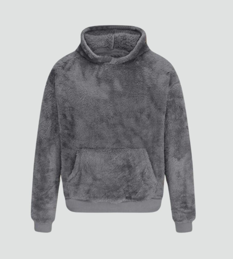 Women's Sherpa Pullover Hoodie with Kangaroo Pocket