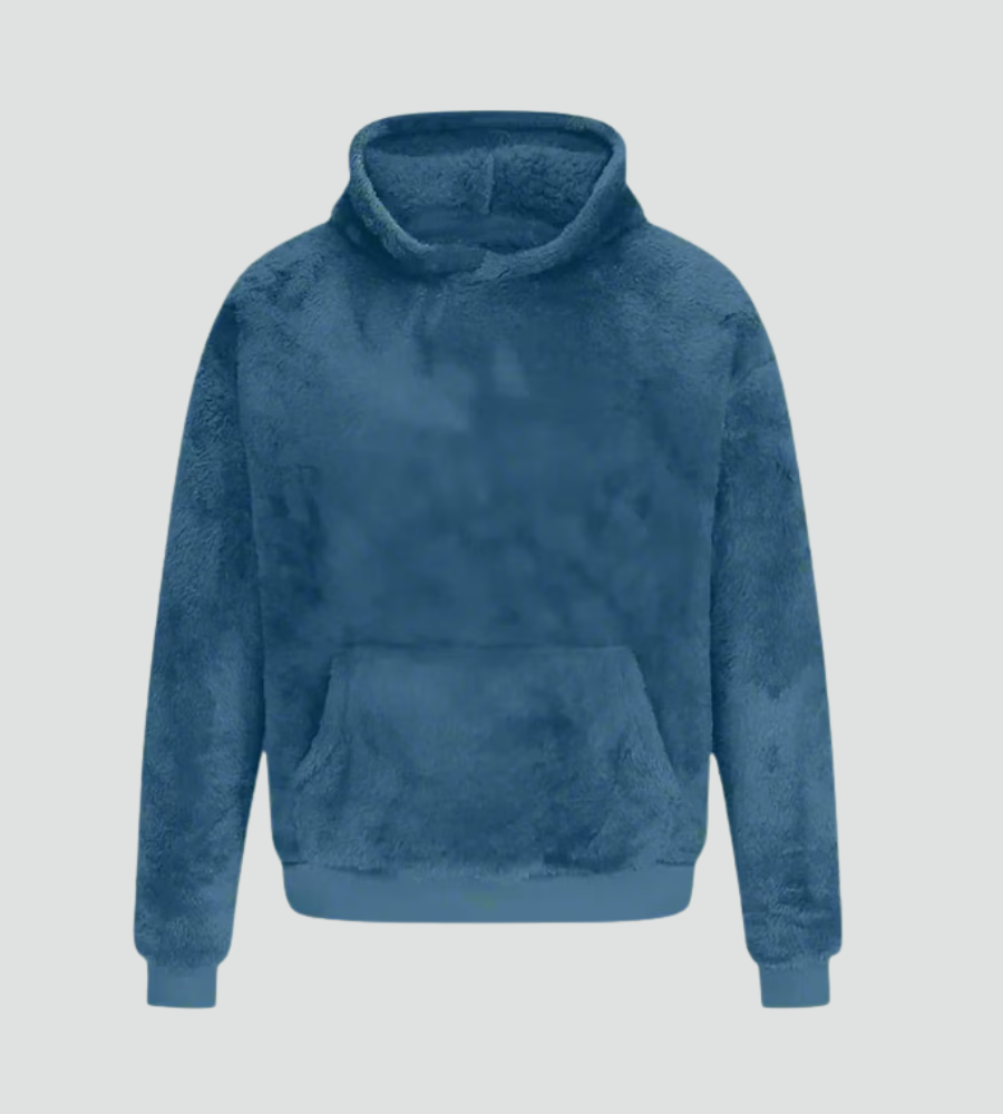 Women's Sherpa Pullover Hoodie with Kangaroo Pocket