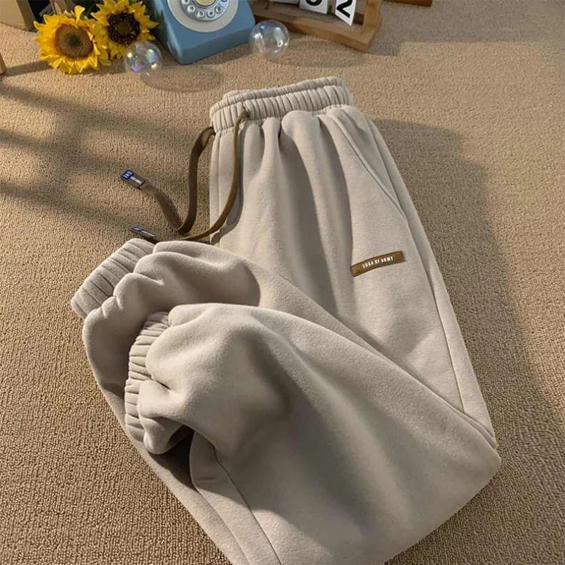 Women's Fleece Lined High-Waist Joggers