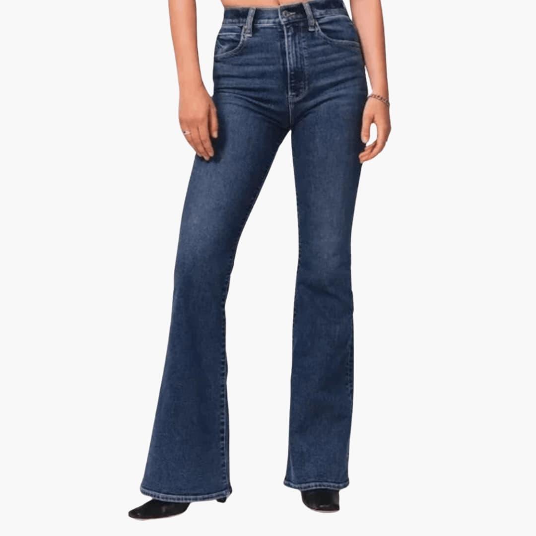 Women's High-Waisted Stretch Bootcut Flare Jeans
