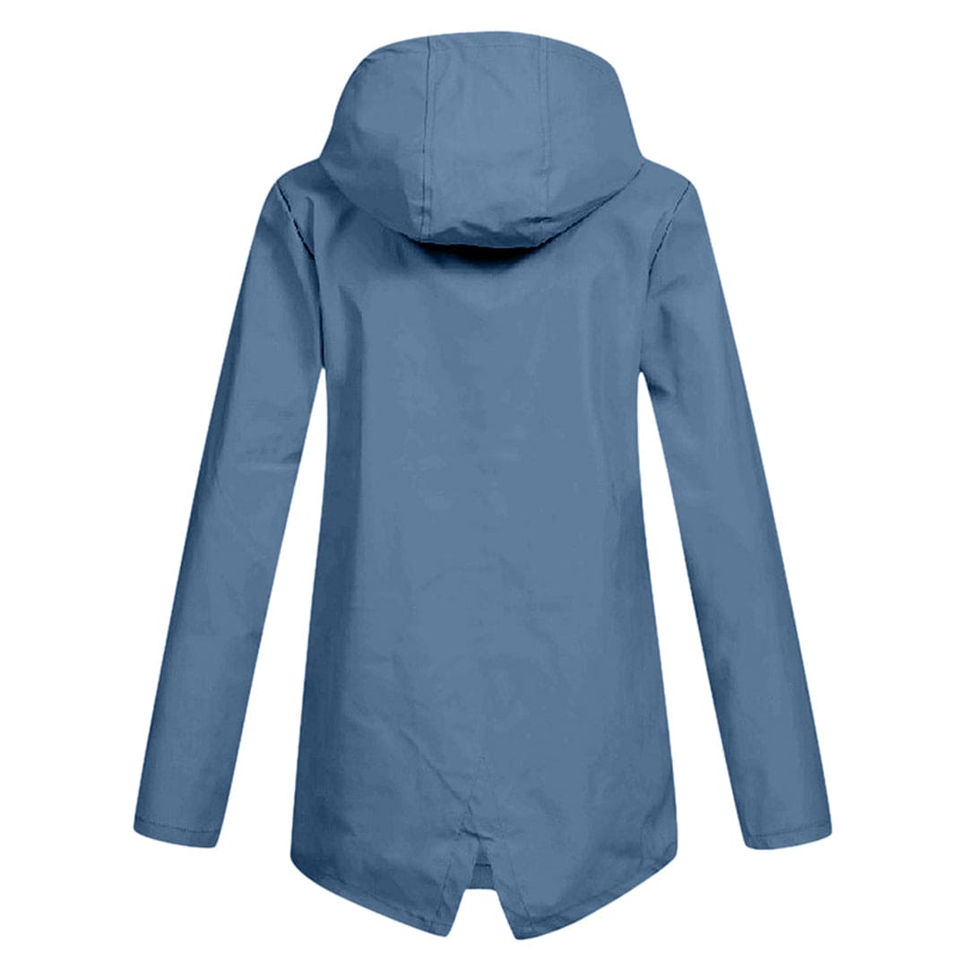 Women's Hooded Zip-Up Parka Jacket with Pockets