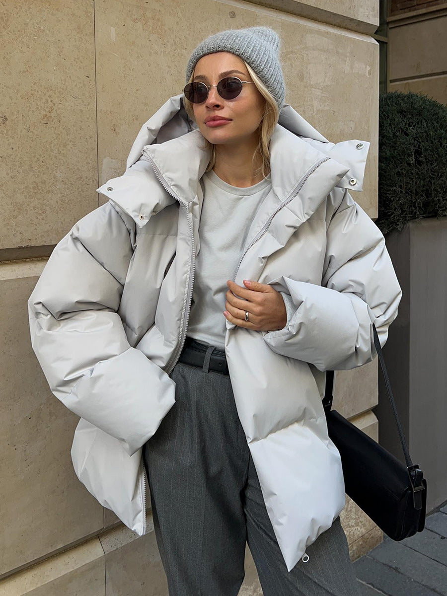 Women's Oversized Hooded Puffer Coat