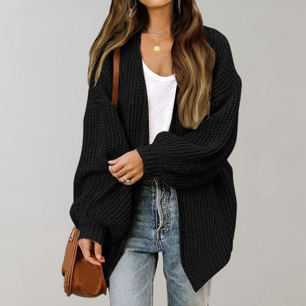 Women's Open Front Knit Cardigan