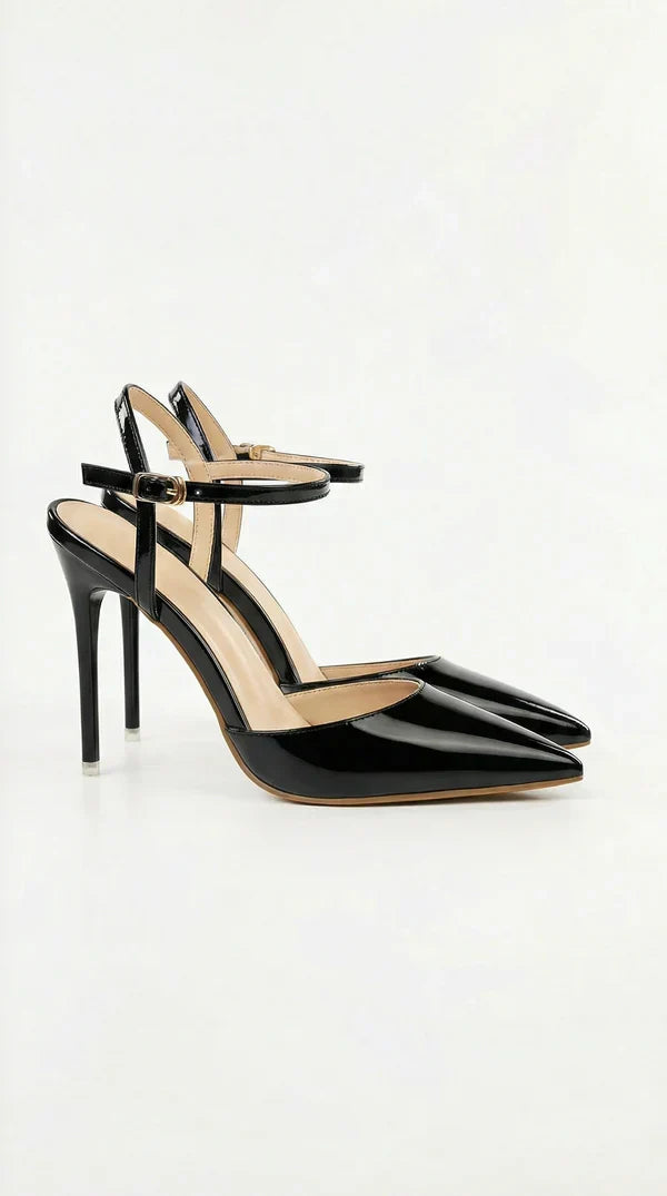 Women's Pointed Toe Ankle Strap Stiletto Heels