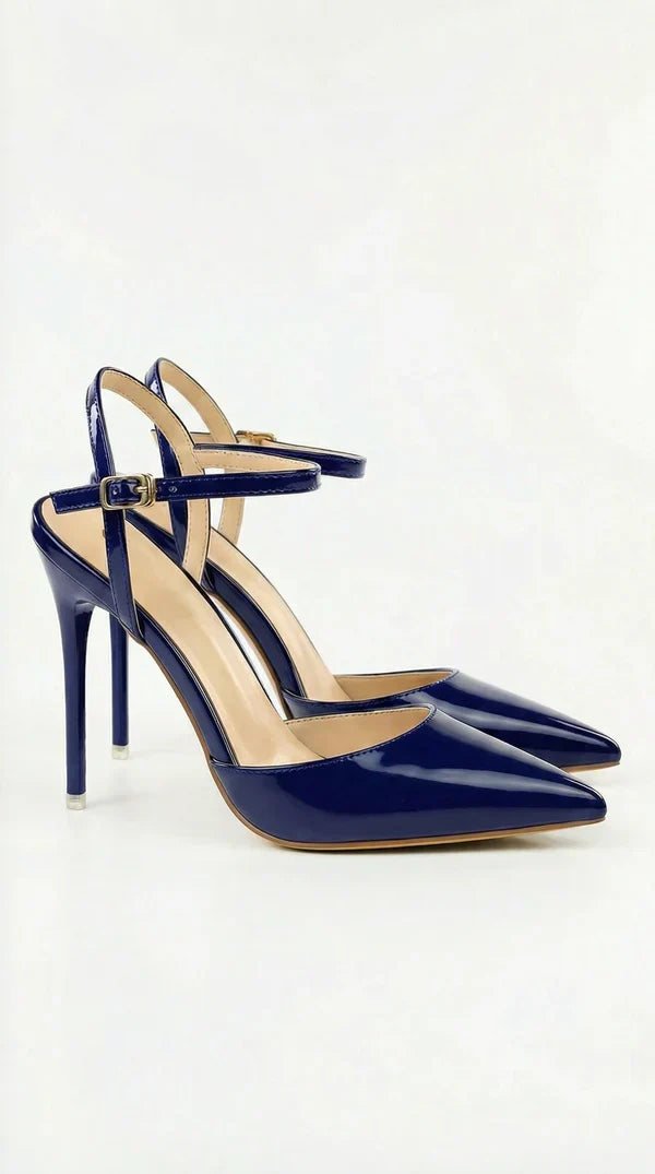 Women's Pointed Toe Ankle Strap Stiletto Heels