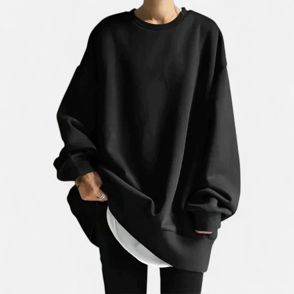 Women's Oversized Crew Neck Sweatshirt
