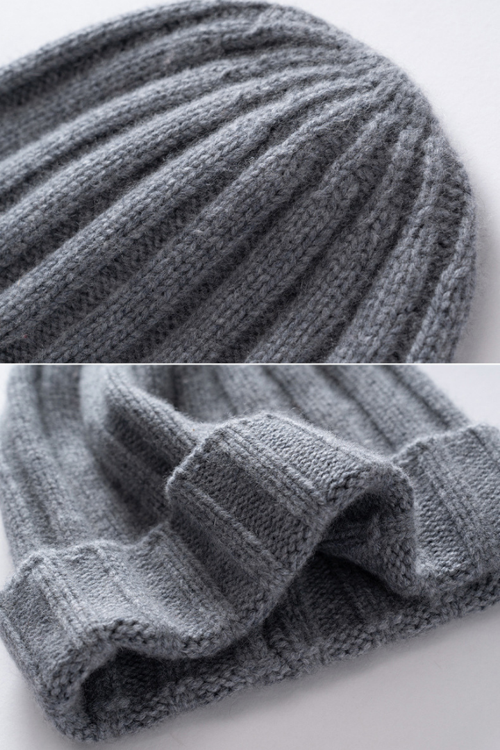Women's Chunky Rib Knit Turn-Up Beanie
