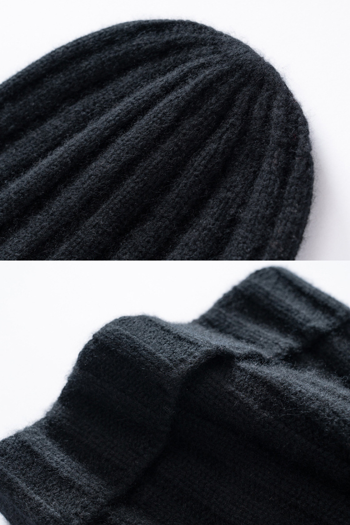 Women's Chunky Rib Knit Turn-Up Beanie