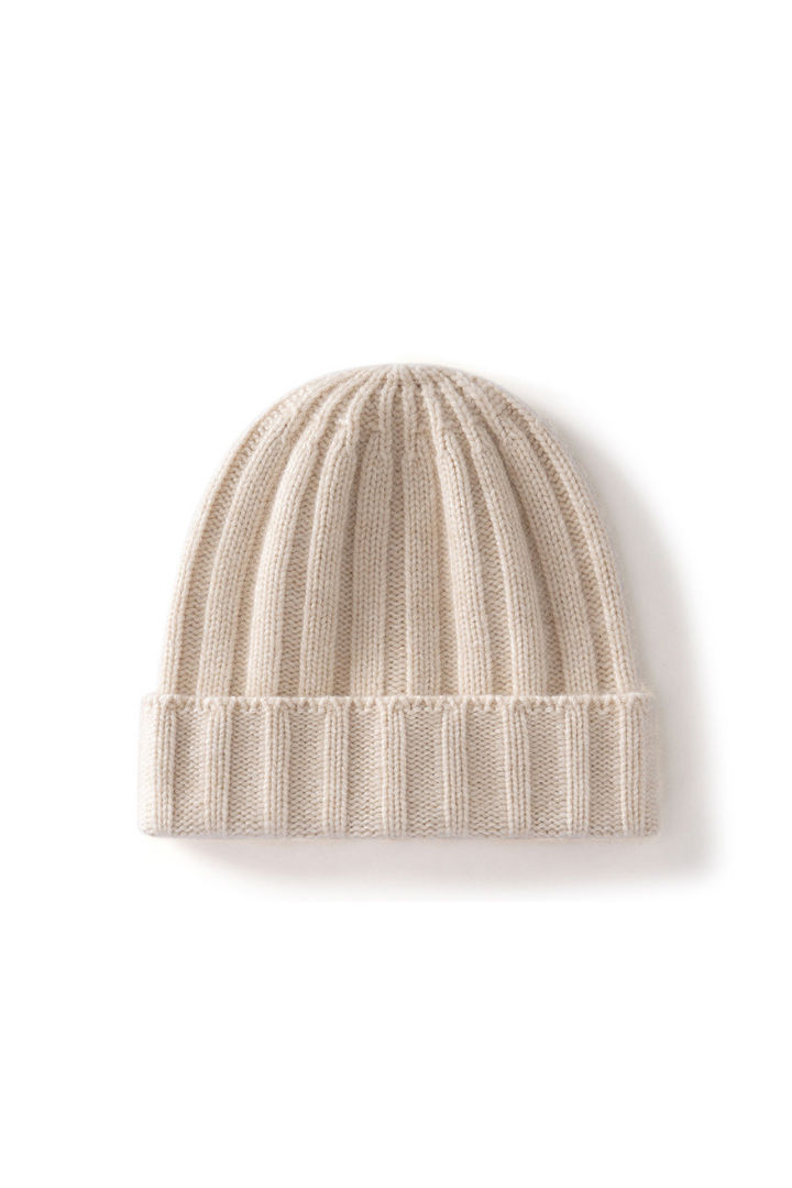 Women's Chunky Rib Knit Turn-Up Beanie