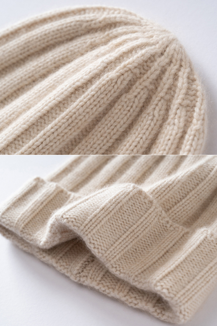 Women's Chunky Rib Knit Turn-Up Beanie
