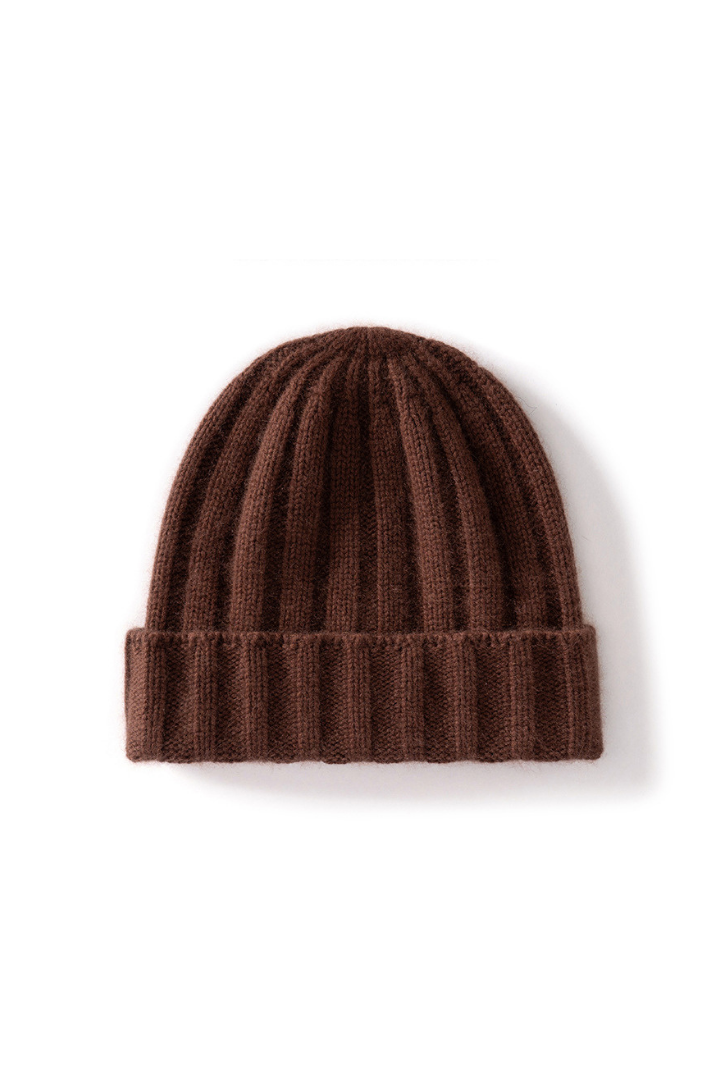 Women's Chunky Rib Knit Turn-Up Beanie