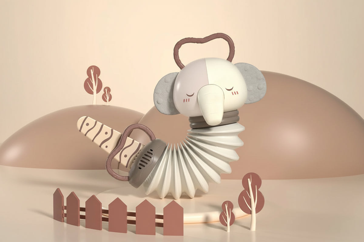 Baby Accordion and Rattle