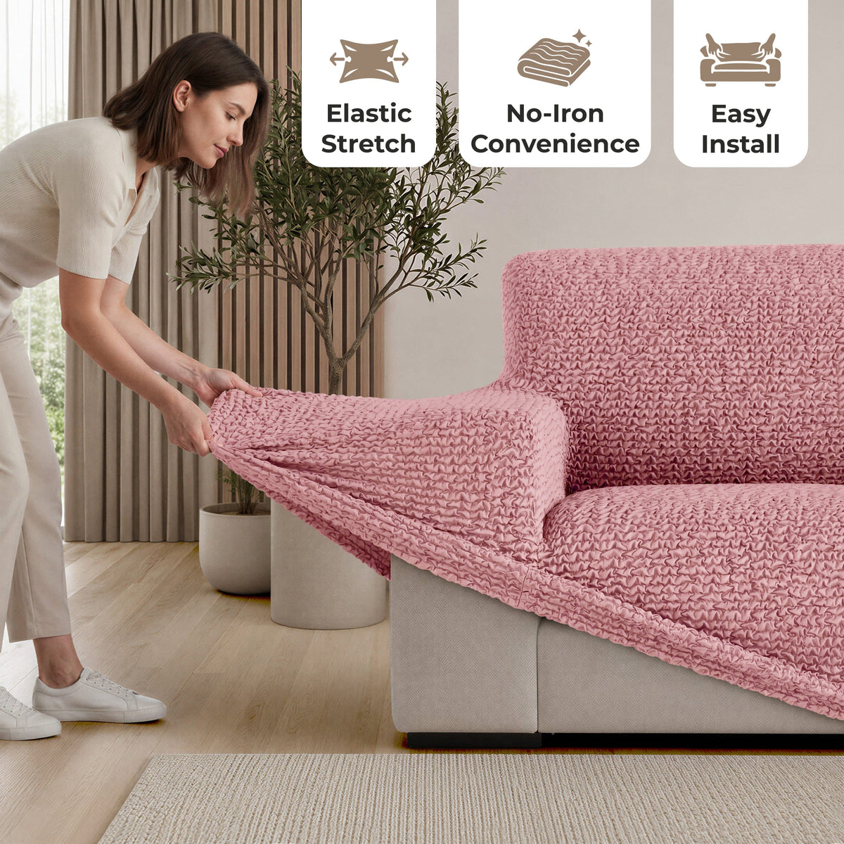 3-Seater Stretch Sofa Slipcover