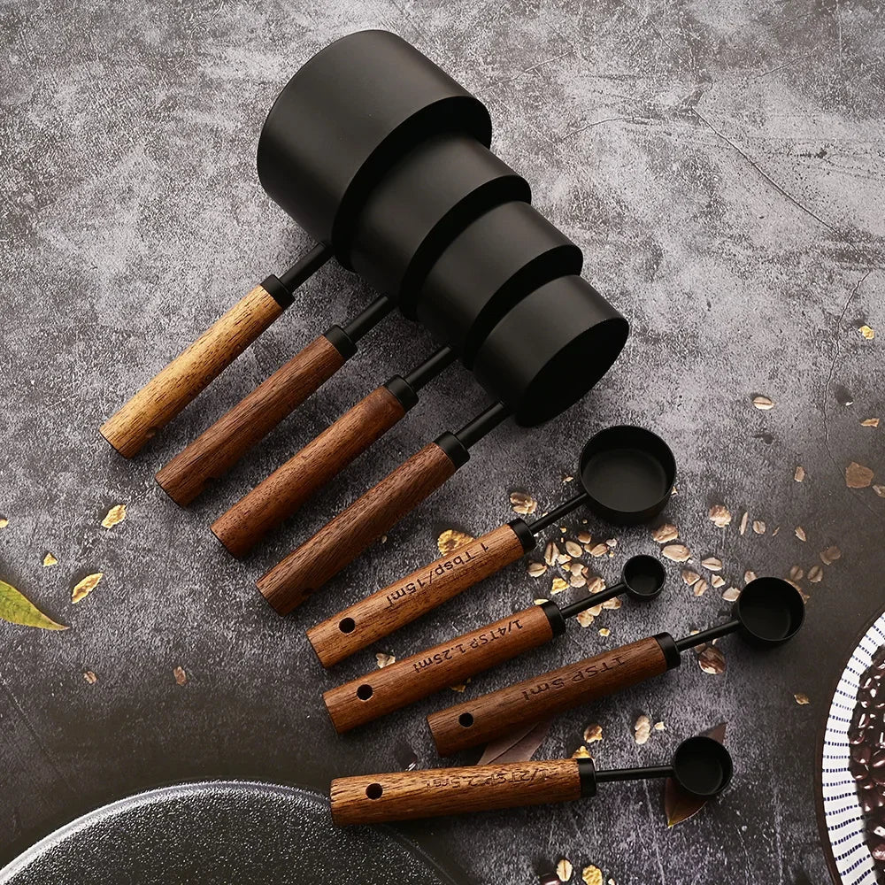 8-Piece Stainless Steel Measuring Set