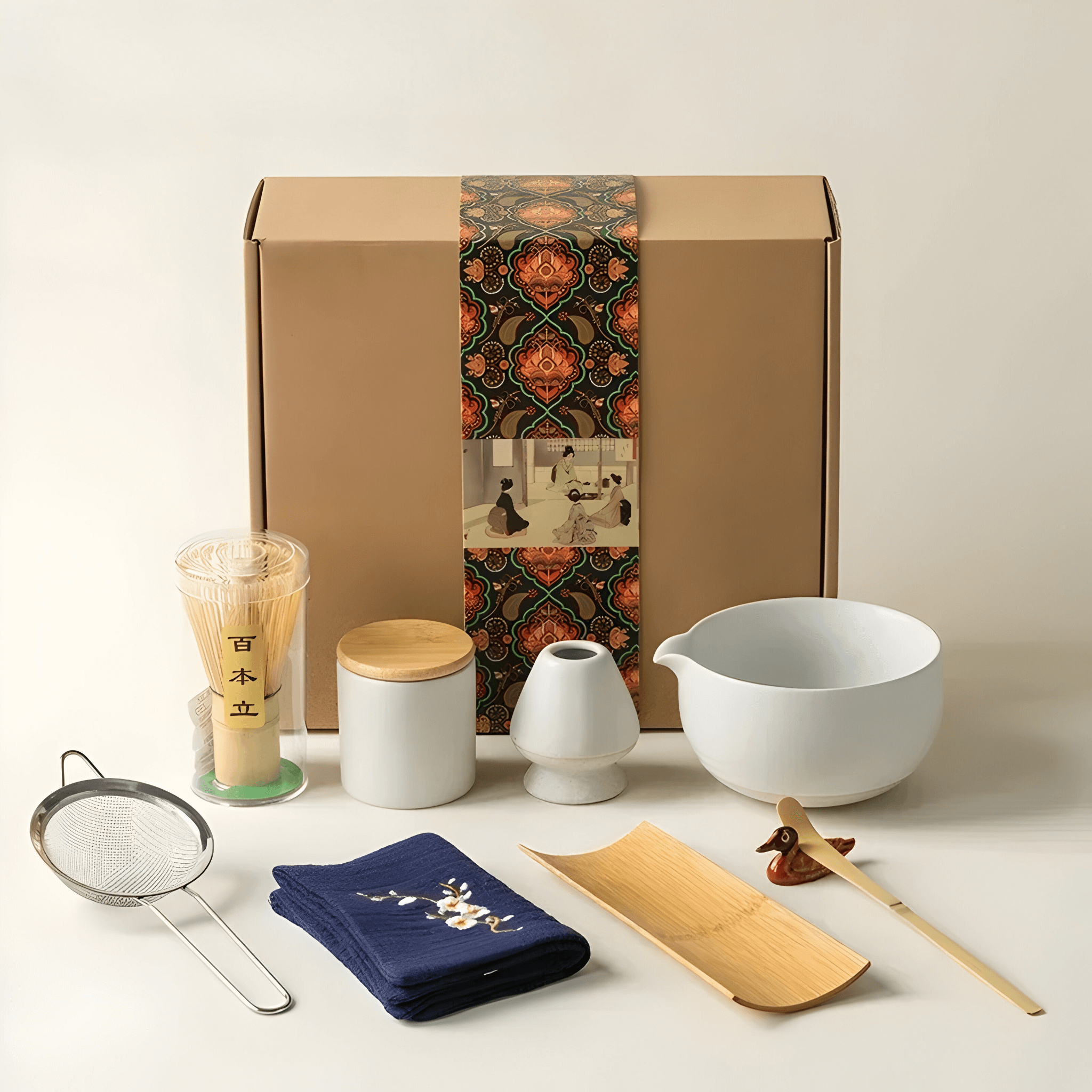 9-Piece Handmade Ceramic Matcha Set