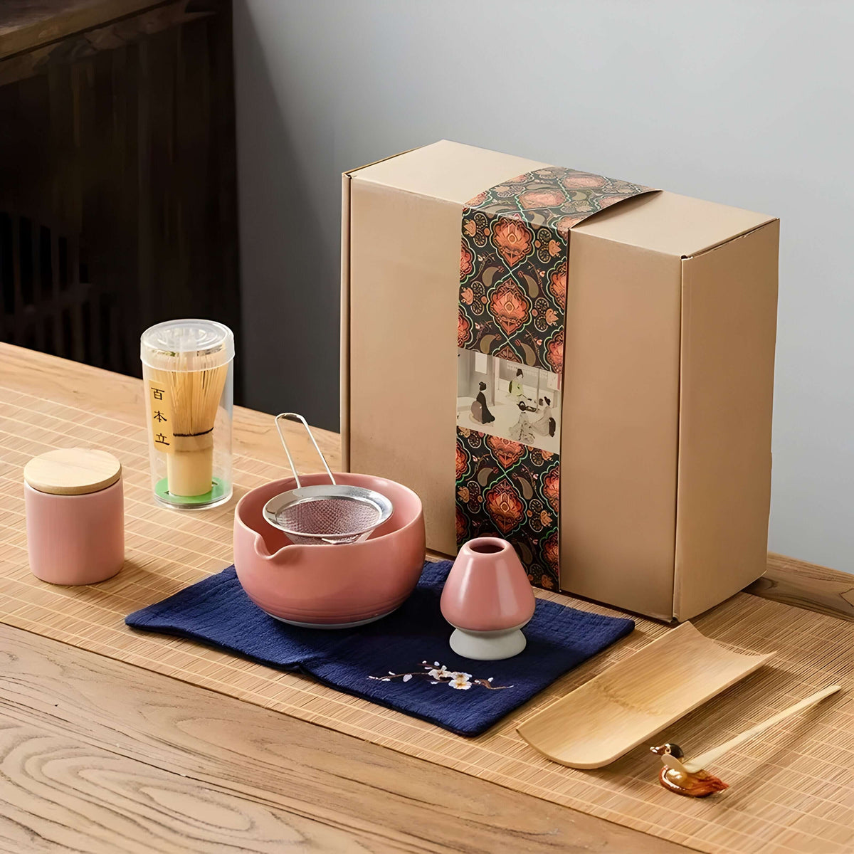 9-Piece Handmade Ceramic Matcha Set