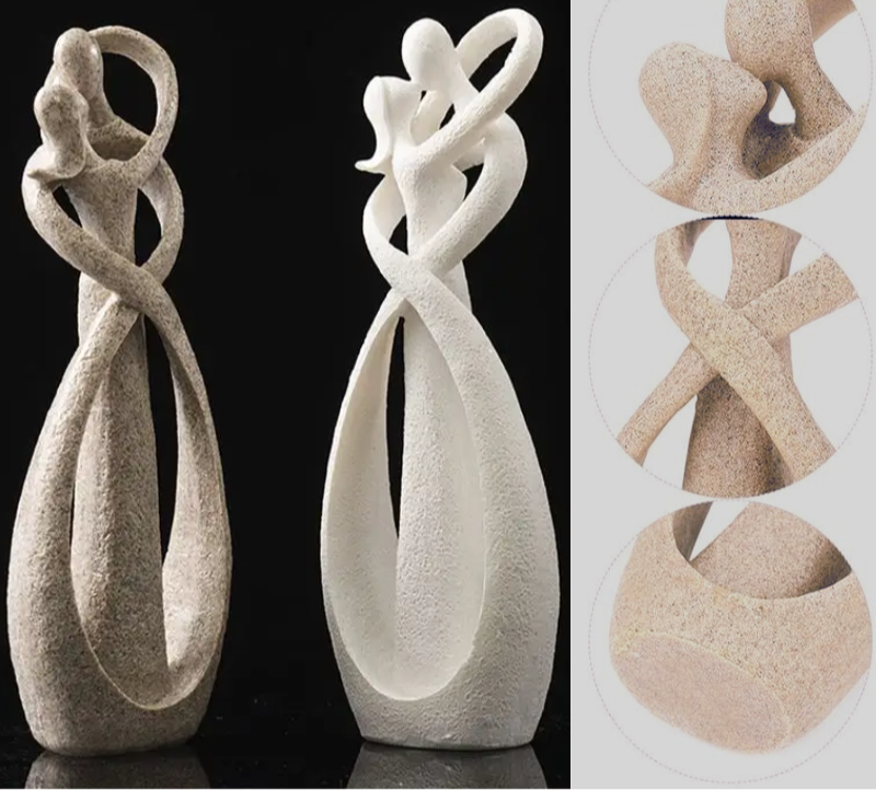 Abstract Embrace Figurine