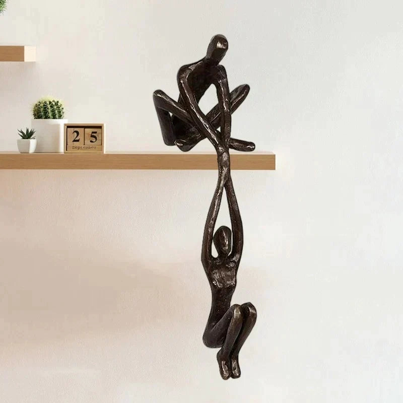 Abstract Love and Strength Sculpture