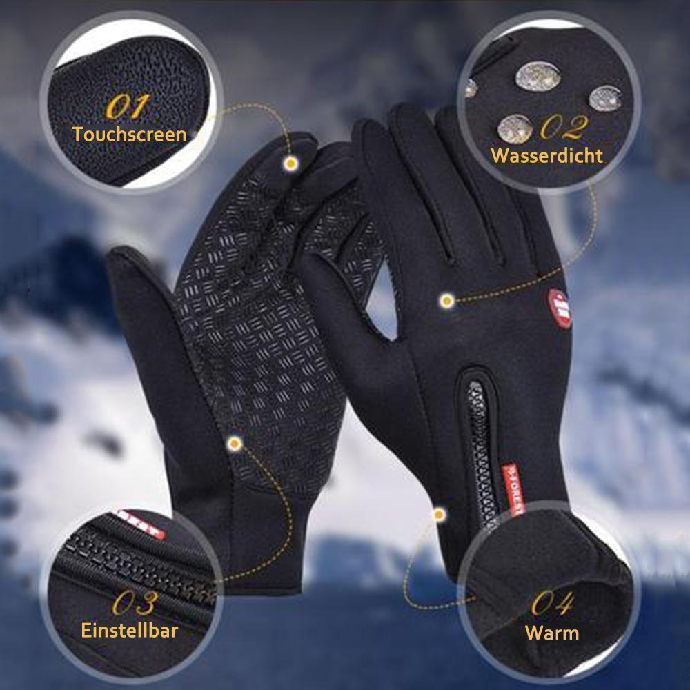 Adjustable Lightweight Waterproof Touchscreen Gloves