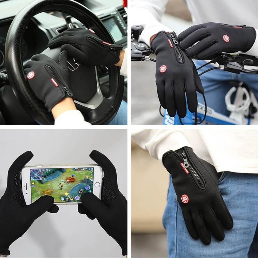 Adjustable Lightweight Waterproof Touchscreen Gloves