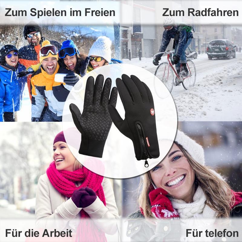 Adjustable Lightweight Waterproof Touchscreen Gloves