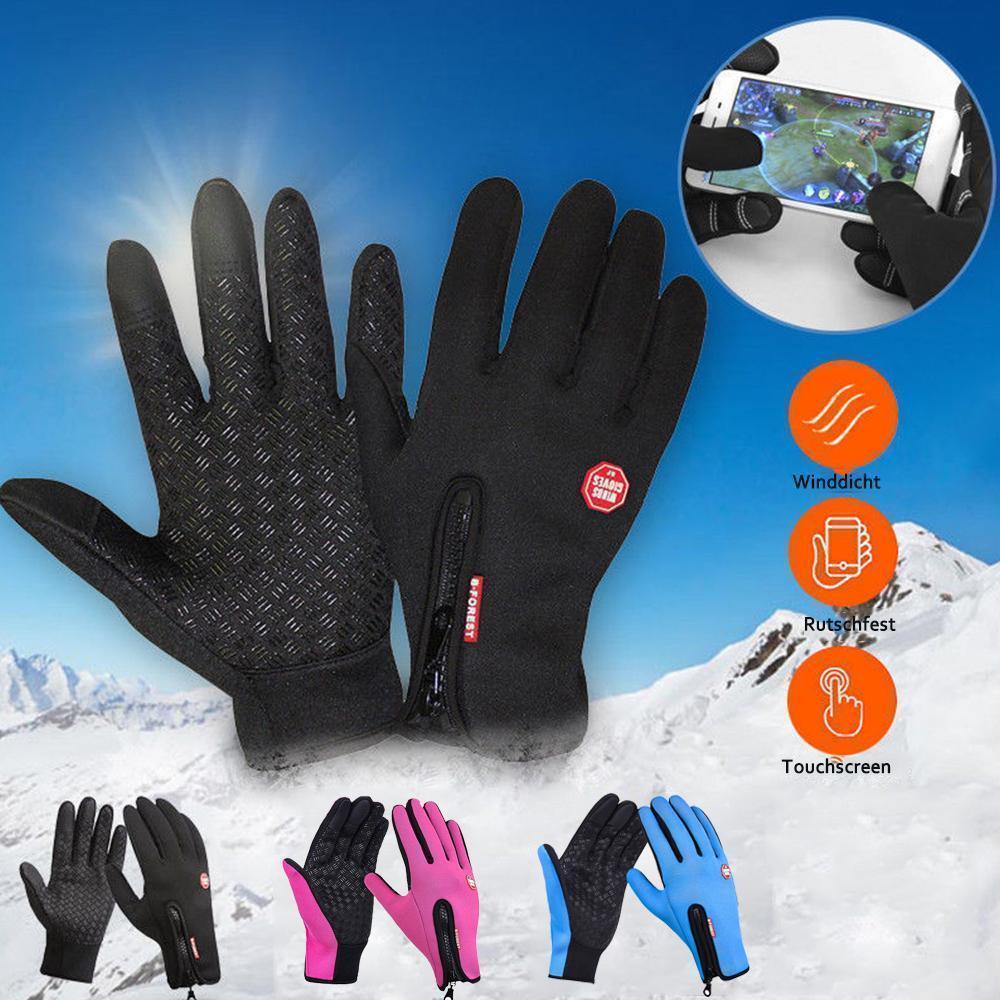 Adjustable Lightweight Waterproof Touchscreen Gloves