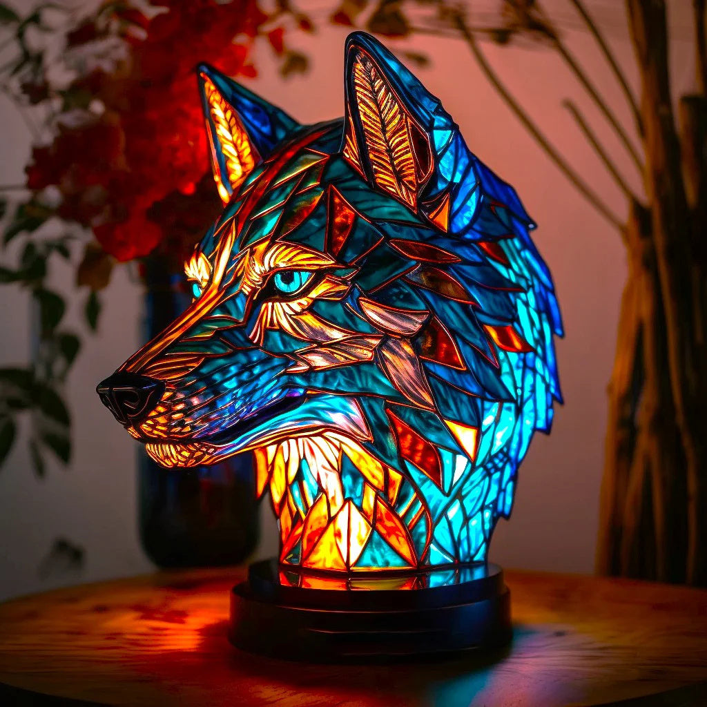 Animal-Shaped Mosaic LED Table Lamp