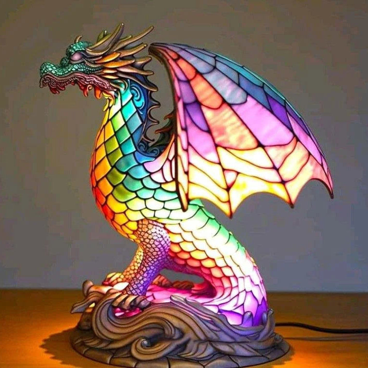 Animal-Shaped Mosaic LED Table Lamp