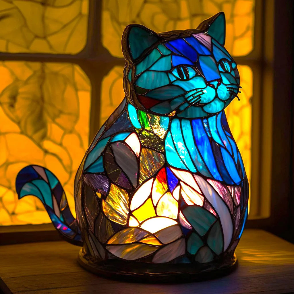 Animal-Shaped Mosaic LED Table Lamp
