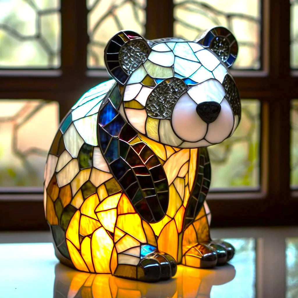 Animal-Shaped Mosaic LED Table Lamp