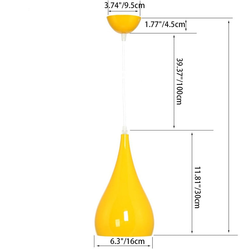 Pumpkin Weatherproof Pendant Light