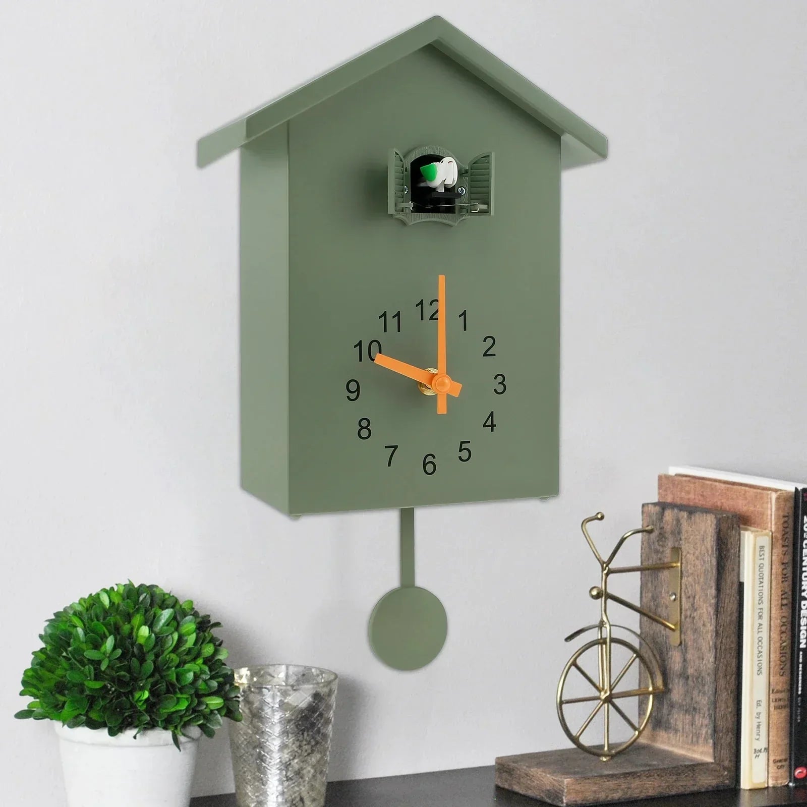Battery-Operated Seasonal Wall Clock