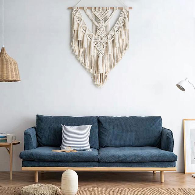 Boho Macrame Wall Art Geometric Tapestry Wall Hanging