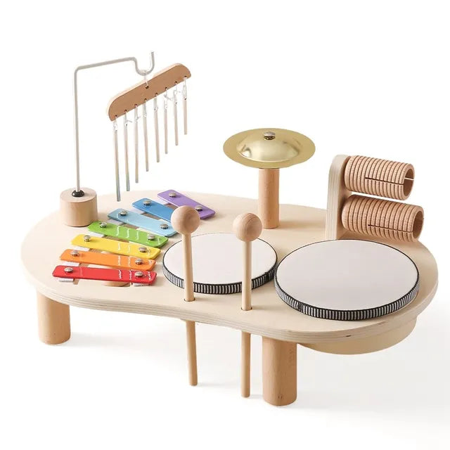 Children’s Wooden Musical Instrument Set