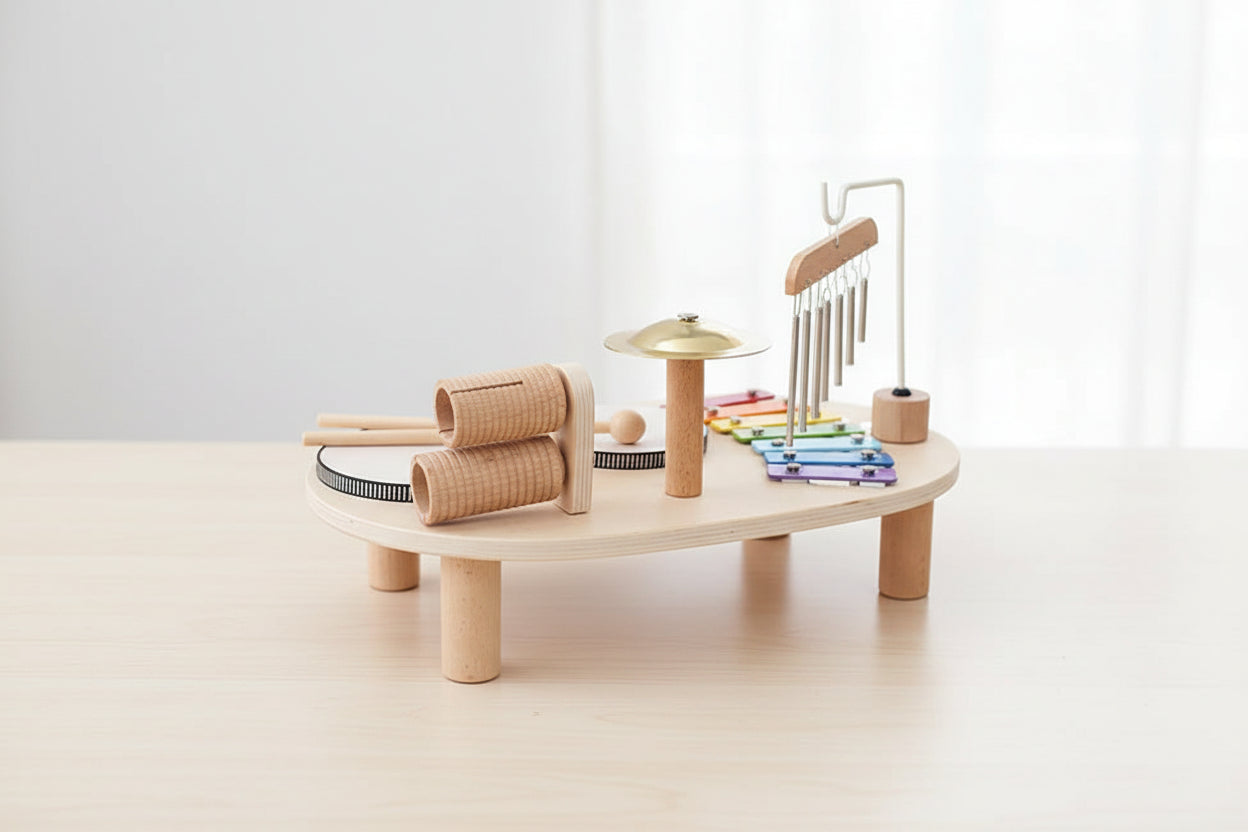 Children’s Wooden Musical Instrument Set
